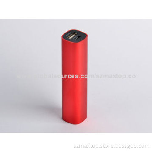 Portable Power Bank Charger, with Color Options, 2,200mAh Battery Capacity, CE, FCC, RoHS